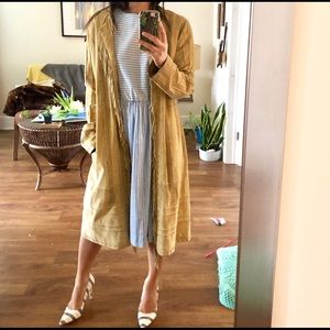 🧥Vintage Suede fringe jacket.